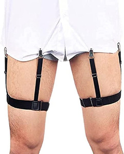 SaleXgrowth Men Casual Black Nylon Belt