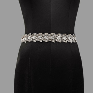 purala Women Casual White Fabric Belt