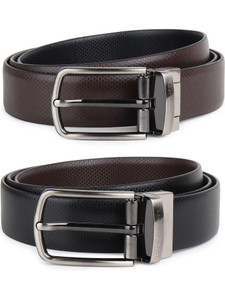 Louis Philippe Black, Brown Reversible Belt - Image 5