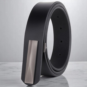 KILLER Men Casual, Evening, Formal, Party Black Texas Leatherite Belt