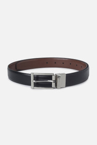 Peter England Men Black Genuine Leather Belt - Image 1