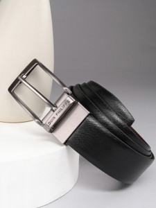Louis Philippe Men Multicolor Leather Reversible Belt - Image 6