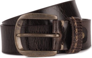 WOODLAND Men Casual Brown Genuine Leather Belt