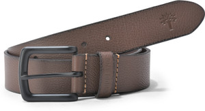 WOODLAND Men Casual Tan Genuine Leather Belt