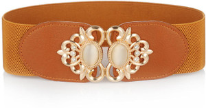 KILLFE Women Casual Brown Fabric Belt