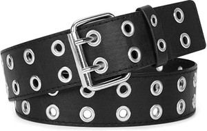 ZACHARIAS Women Casual Black Artificial Leather Belt