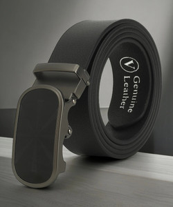 Provogue Men Black Genuine Leather Belt - Image 5
