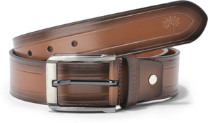 WOODLAND Men Casual Brown Genuine Leather Belt