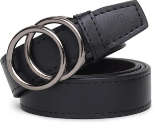 PROVOGUE Women Formal Black Artificial Leather Belt