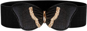 REDHORNS Women Casual, Evening, Formal, Party Black Fabric Belt