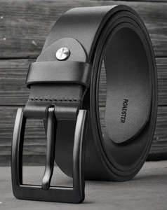 Roadster Men Formal, Casual, Evening, Party Black Genuine Leather Belt
