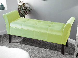 TFS Luxury Bench Settee with Storage Box For Living Room/Bedroom/Office/Guestroom Solid Wood 2 Seater