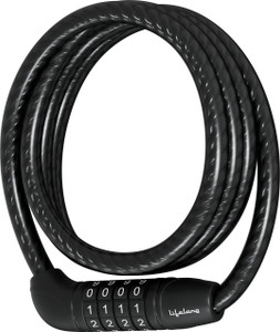 Lifelong LLNML01 Multipurpose 4 Digit Numeric Cable Bike/Bicycle Helmet Lock Cycle Lock