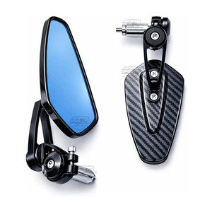 LOVMOTO Universal Carbon 360° Oval Bike Mirror SG187 - Image 6