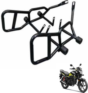 MOTO XSPEED Heavy Duty Leg Guard Safety Bar Black Compatible with