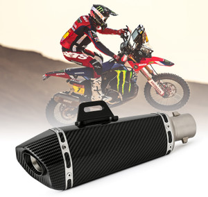Vagary Black Hexa Cut Akrapovic Exhaust - Image 1