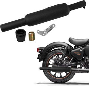 EAZ Original Short Punjab Silencer for Reborn Bs6 Royal Enfield Classic 350 स्लिप-ऑन इग्ज़ॉस्ट सिस्टम