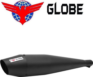 Globe Exhaust DOLPHIN BLACK MODIFY YOUR BIKE & SCOOTY With GLOBE Silencer’s India’s NUMBER 1 TOP MATERIAL RICH SOUND INDIA KA DILL KARE DHUK DHUK . Royal Enfield, Universal For Bike Classic Desert Storm, Classic 350, Classic 500, Classic, Classic Chrome, Thunder Bird 350, Thunder Bird 500, Super|Thunderbird, Heavy Duty Super XL, Universal For Bike Full Exhaust System