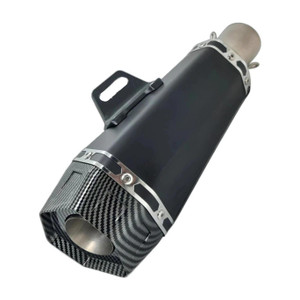 AutoPowerz Black Hexagon Bike Slip-on Exhaust - Image 6