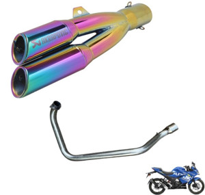acube mart Gixxer SF 150/250 Exhaust System - Image 6