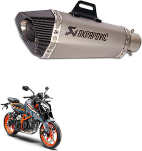 Vagary Silver Akraphovic ExhaustWith DB Killer for KTM Duke 390