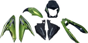 Purjah Stunner Bike Fairing Kit (Green) - Image 6