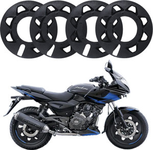 ASRYD 17 Inch 4 Pcs ABS Plastic PRO Disc Bike Wheel Cover For Bajaj Pulsar 220F Bike Fairing Kit