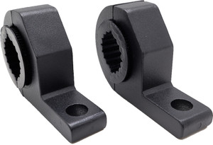 AutoPowerz Aluminium Clamp for Fog Light/Headlight Mounting Bracket (Pack of 2pcs) Bike Headlight Mount