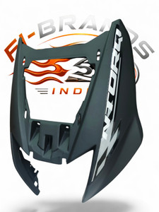 FI-BRANDS NTOR RACE XP Matte Black Bike Headlight Visor - Image 5