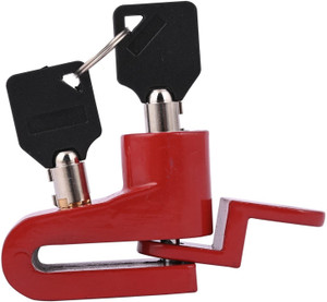 OBEROI'S TRADERS Heavy Stainless Steel Disc Break Security Anti-Theft Lock For Bikes and Scooty Disc Lock