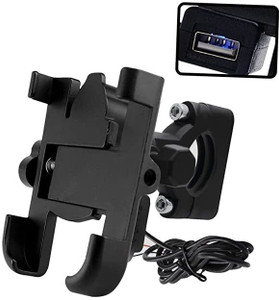Huims Bike Holder Mobile Holder With Usb Holder Bike Mobile Holder
