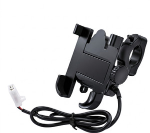 MOXLY Metal Bike Mobile Holder with USB Charger - Image 6