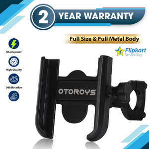 Flipkart SmartBuy Universal Bike Mount Phone Holder Metal Body 360 Degree Rotating Handlebar Bike Mobile Holder