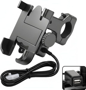aksmit 360° Rotatable Bike Phone Holder with USB Charger - Image 6