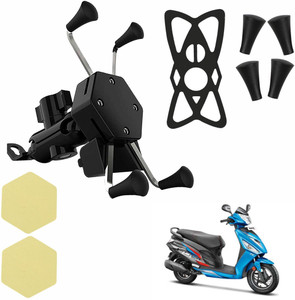 ASRYD X-Grip Bike Mobile Charger & Phone Holder (5V-2A Black) -Hero Edge 125 Bike Mobile Holder