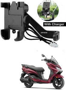 SRPHERE Aluminum Alloy C2 Waterproof bike mobile holder With Charger For Burgman Street Bike Mobile Holder