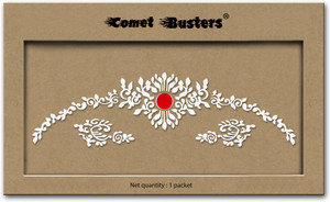 Comet Busters Traditional Bridal Bengali Wedding Bindi for Women (BIN1971) Forehead White Bindis