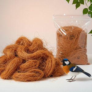 OSHO ENTERPRSE Natural Coconut Fiber Nesting Material for Birds | Safe Bedding for birds 100GM Bird House