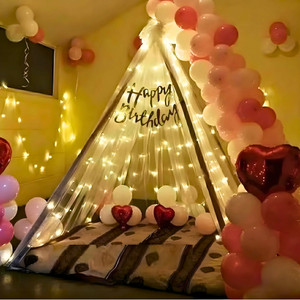 LOVENJOY Happy Birthday Banner - Burlap Fabric Rustic Party Decorations - 16.4 Feet Pre-Strung - View #7