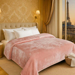 OSONICTEXTILE Solid King AC Blanket for  AC Room