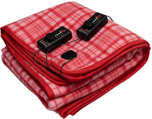 POWERBLANKET Checkered Double Electric Blanket for  Heavy Winter
