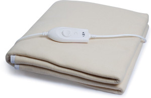 Expressions Solid Single Electric Blanket for  Heavy Winter