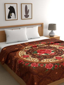 Raymond Home Floral Double Mink Blanket for Heavy Winter