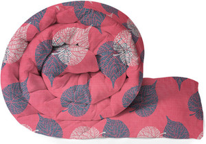 VAS COLLECTIONS Floral King Comforter for  Heavy Winter