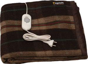 Tapish Checkered Single Electric Blanket for  Heavy Winter
