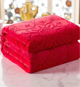 Changers Solid Double Mink Blanket for  Heavy Winter