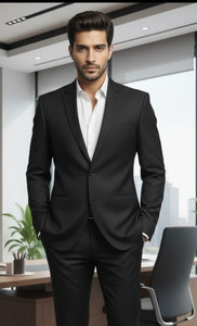 ASTHETIC Solid Single Breasted Party, Festive, Formal, Wedding, Casual Men Blazer