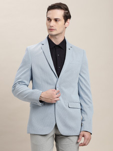 TURTLE Solid Single Breasted Casual Men Blazer