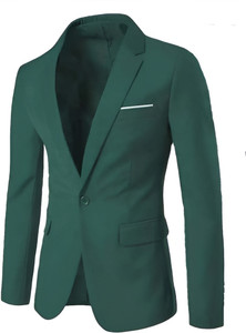 HUMJOLI MENS WEAR Solid Single Breasted Casual, Formal, Party, Festive & Wedding Men Blazer