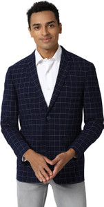 PETER ENGLAND Checkered Single Breasted Formal Men Blazer